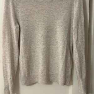 Everlane Light Grey Cashmere Crew